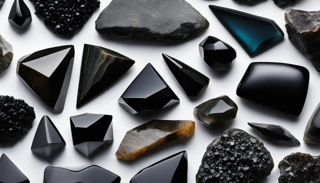 types of black obsidian